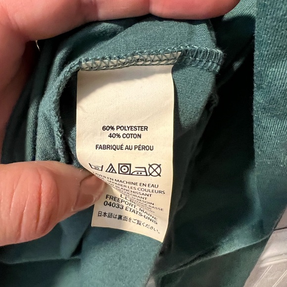 NWT L.L Bean Women’s Camp Long Sleeve Tee Medium - Picture 5 of 6